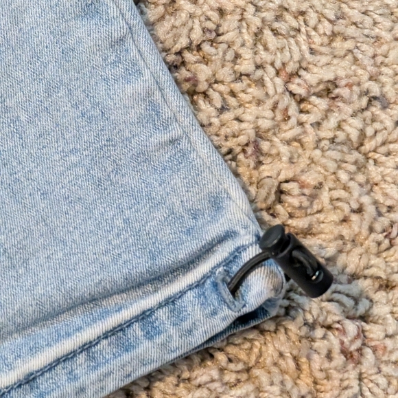 PacSun Y2K Blue Pull on Cargo Joggers Drawstring - Picture 4 of 10